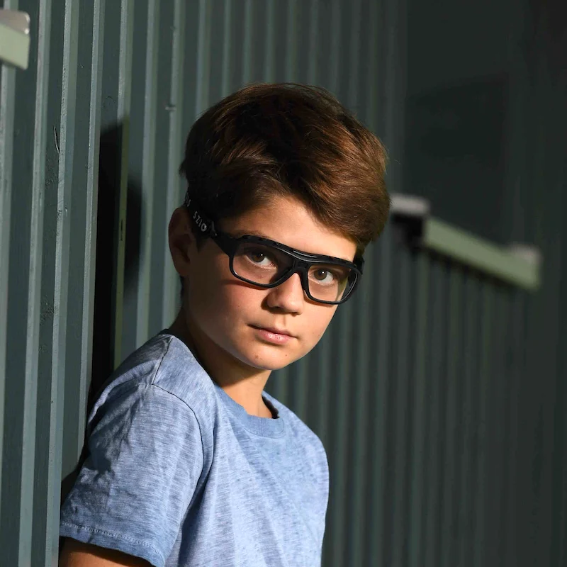 Junge mit Sportbrille von Siols